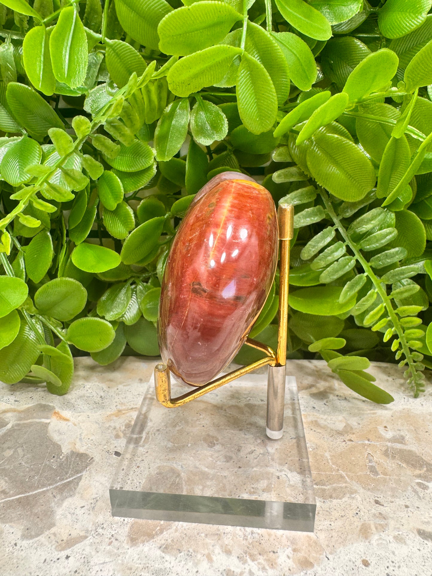 Petrified Wood Heart 252g