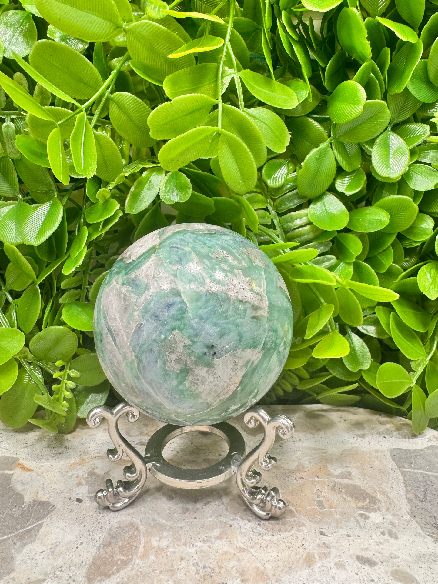 Blue / Green Kyanite Sphere 542g