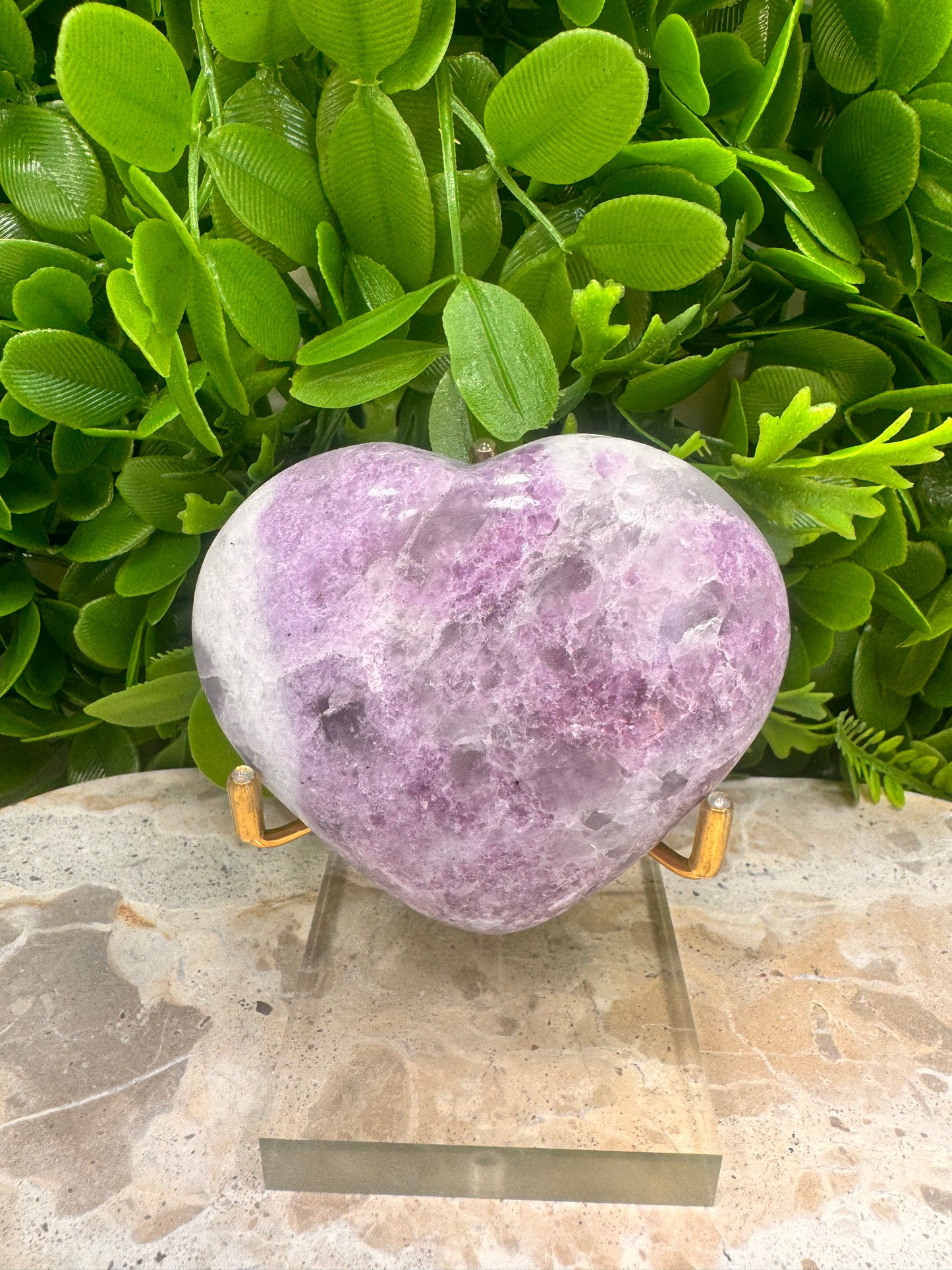 Lepidolite Heart 234g