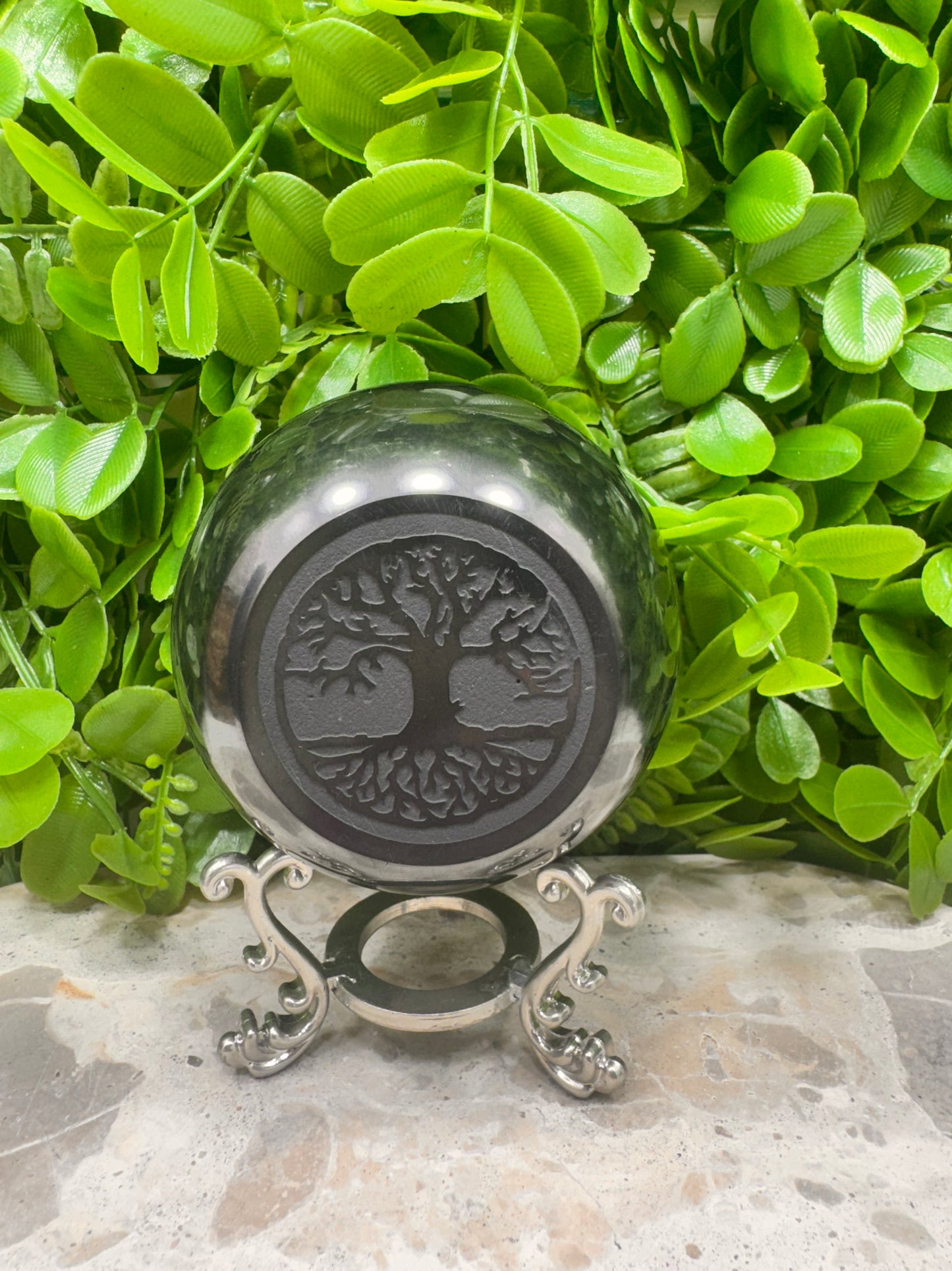 Shungite Tree of Life Sphere 652g