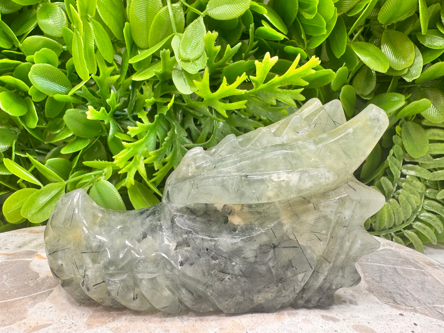 Prehnite Dragon Skull 684g