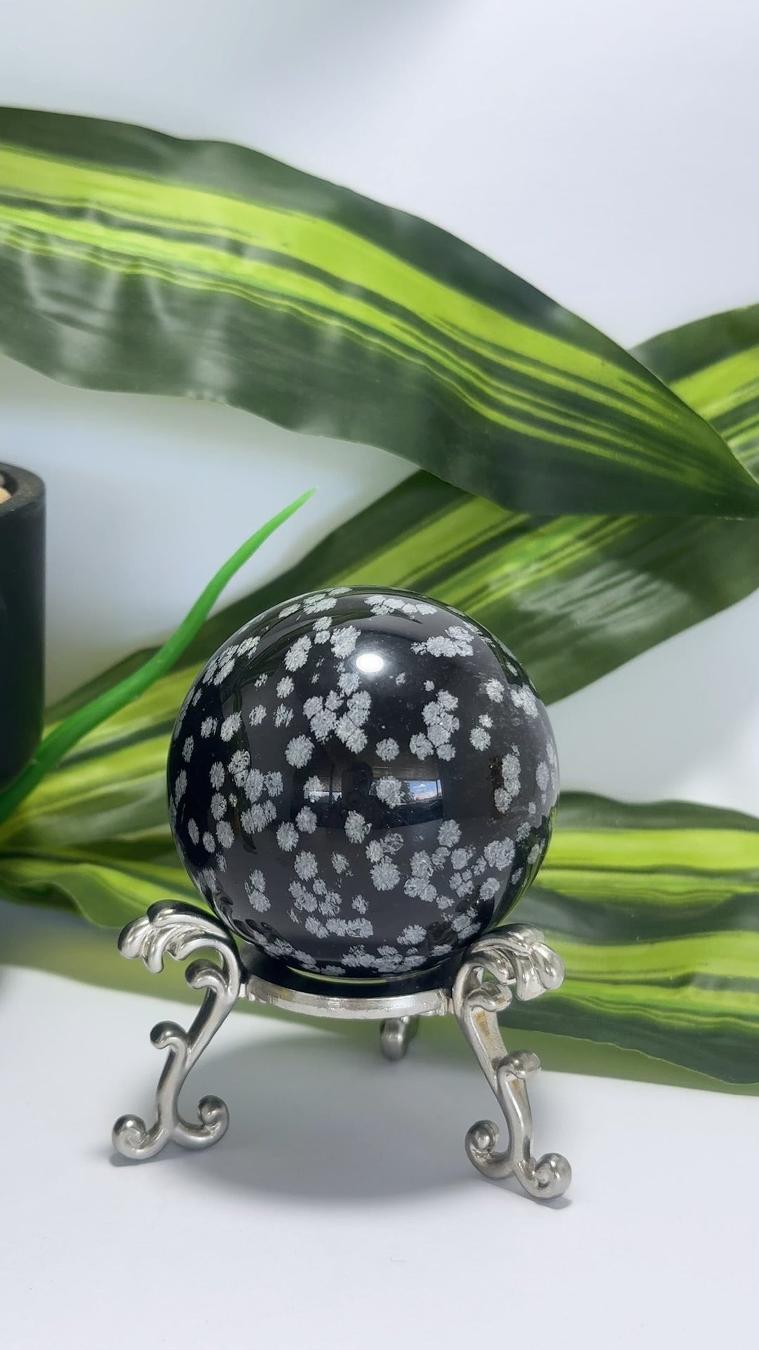 Snowflake Obsidian Sphere 286g