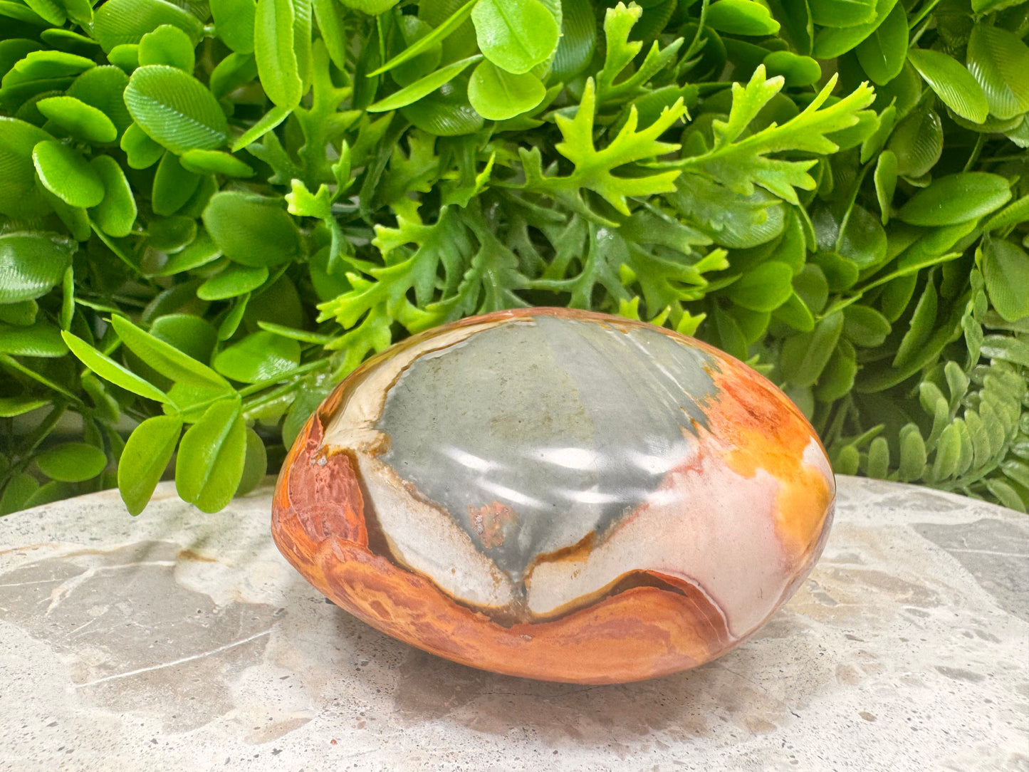 Polychrome/Ocean Jasper Heart 534g