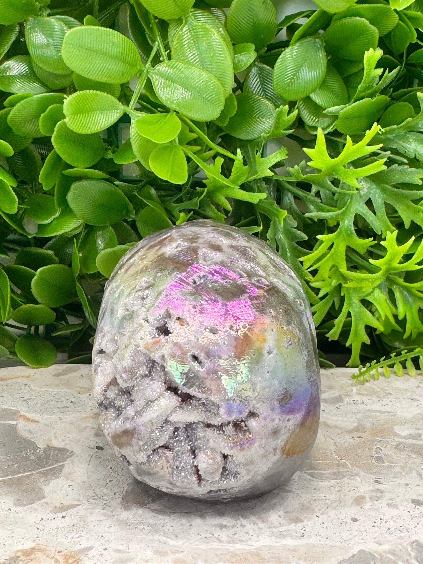 Aura Sphalerite Skull 666g