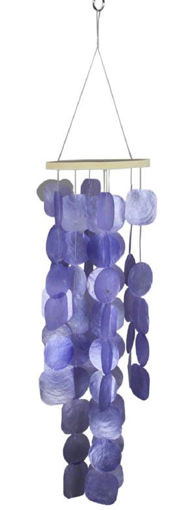 Purple Capiz Shell Mobile Hanger 70cm