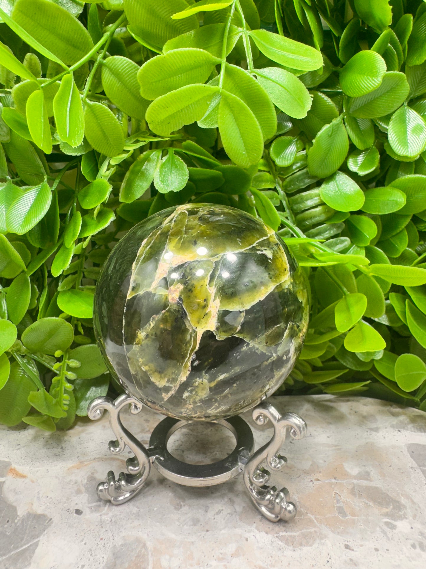 Nephrite Jade Sphere 518g