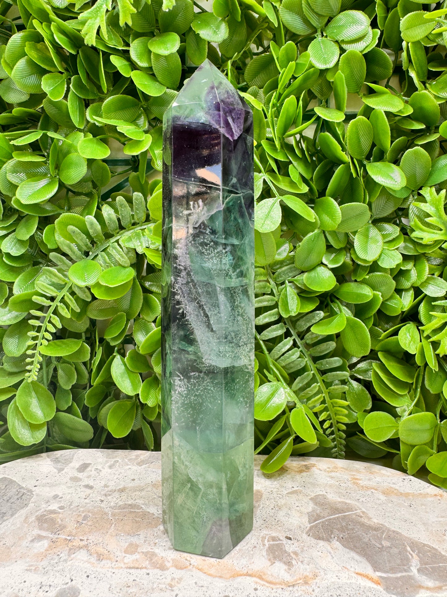 Fluorite Tower 554g