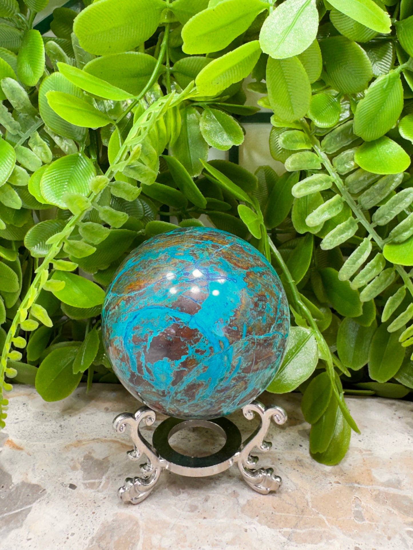 Chrysocolla Sphere 300g