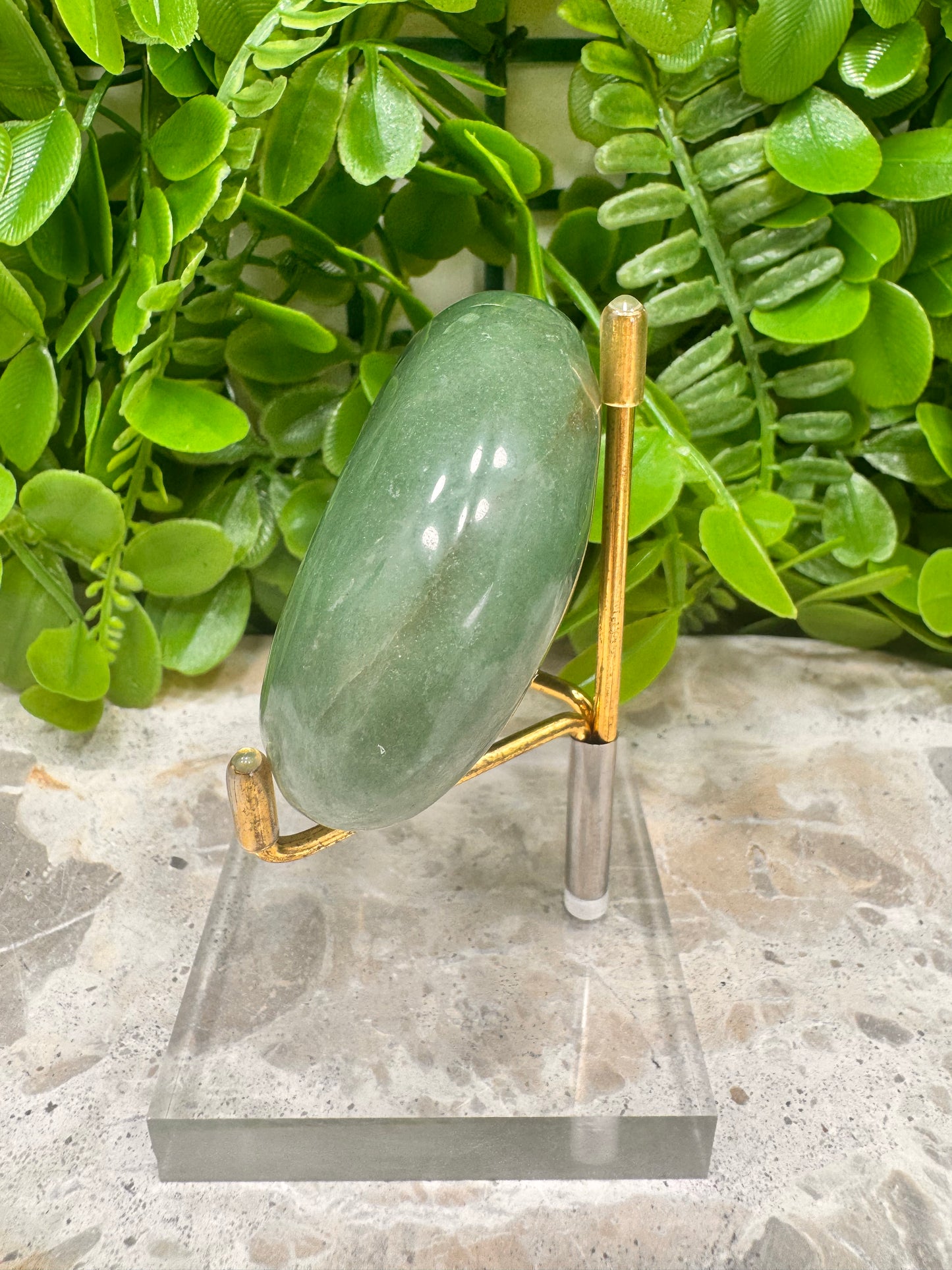 Green Aventurine Palm Stone 178g