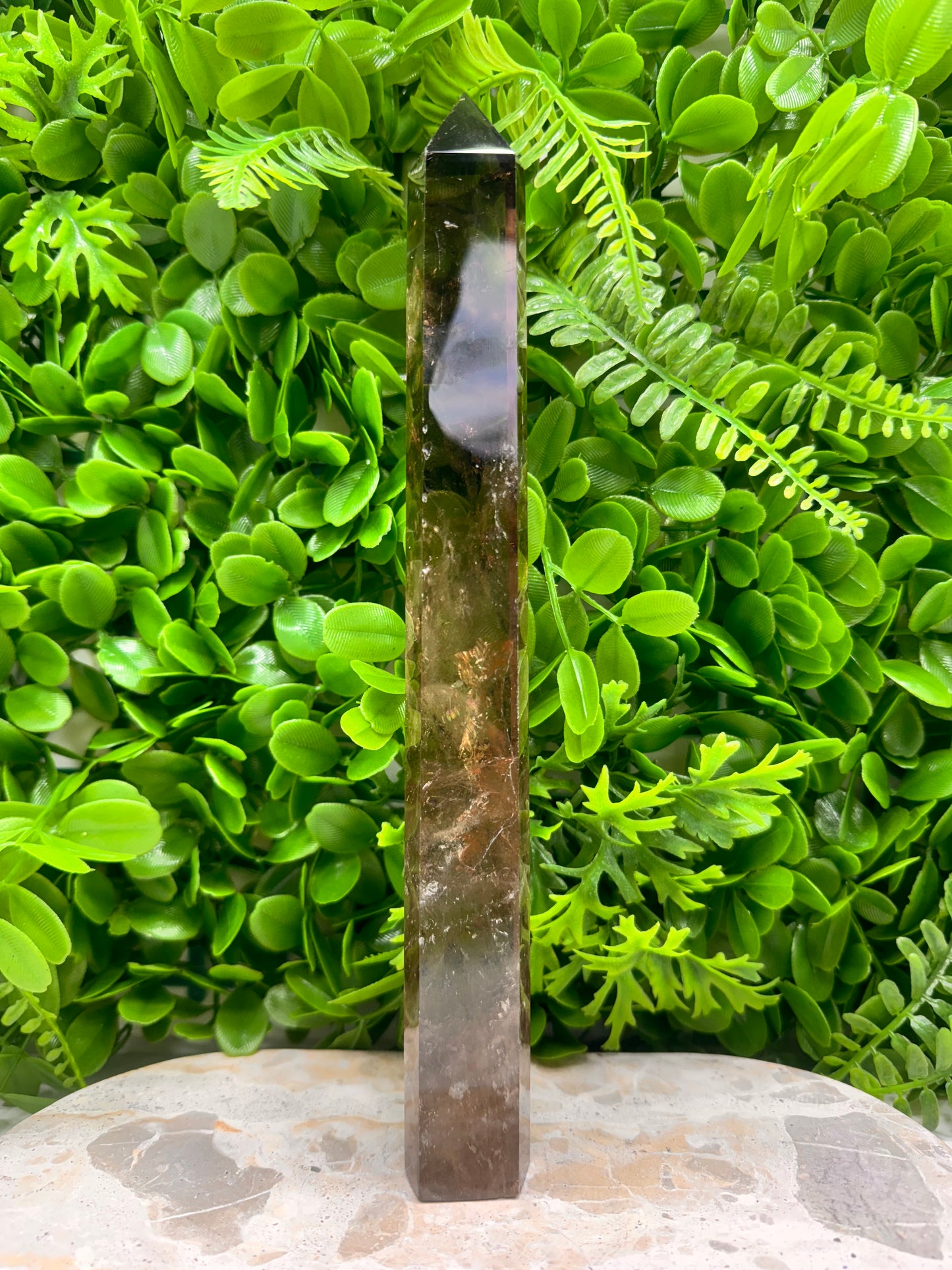 Smokey Quartz Tower 502g