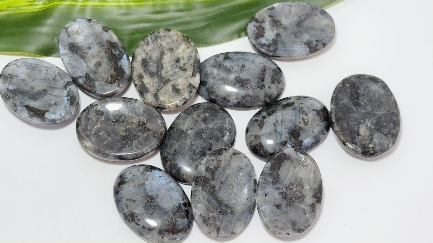 Larvikite Worry Stone