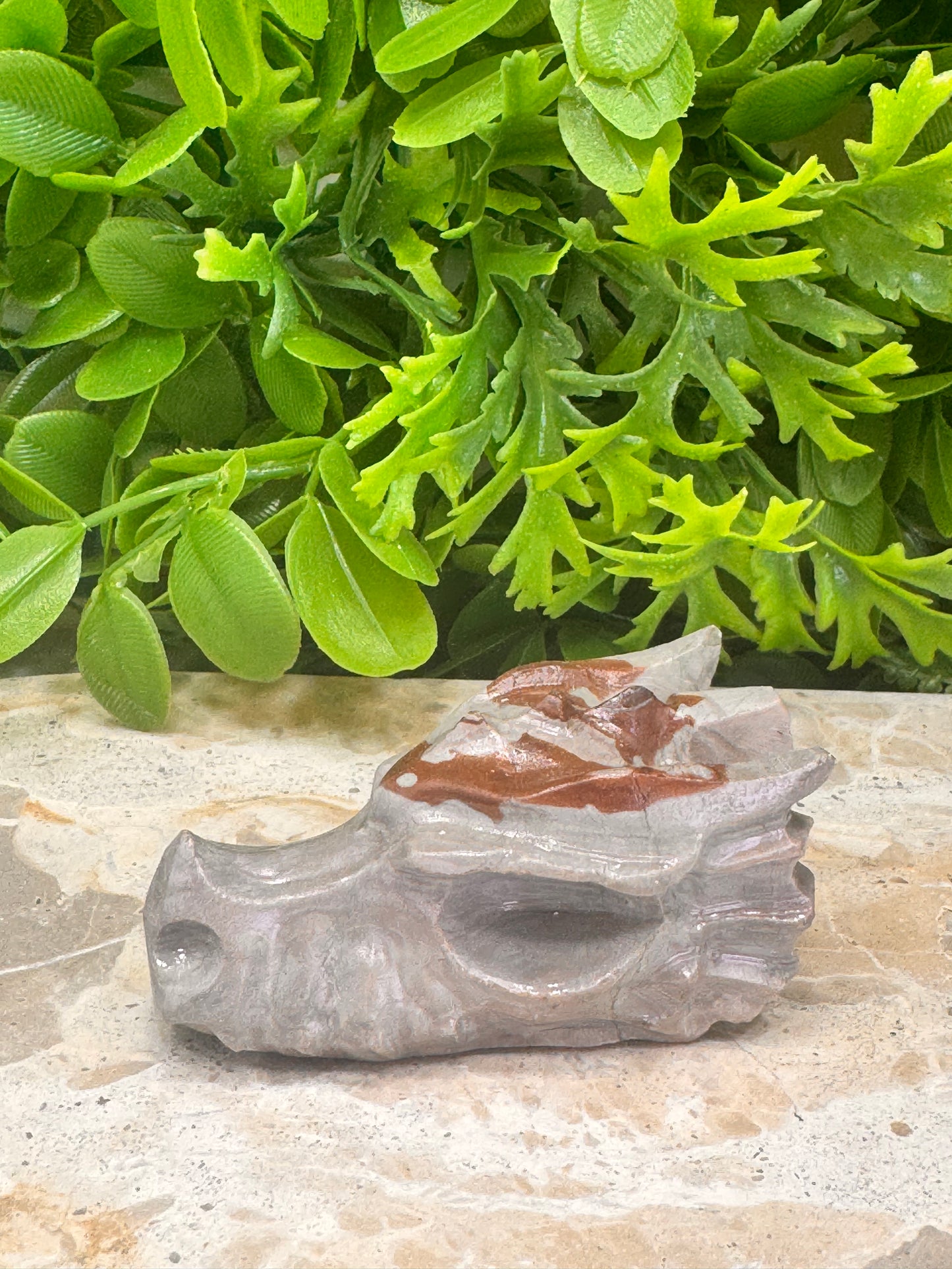 Jasper Dragon Skull 122g