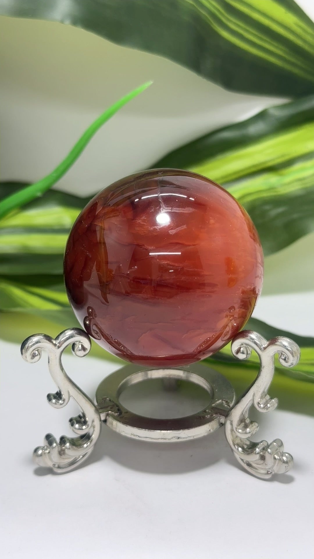 Carnelian Sphere 196g