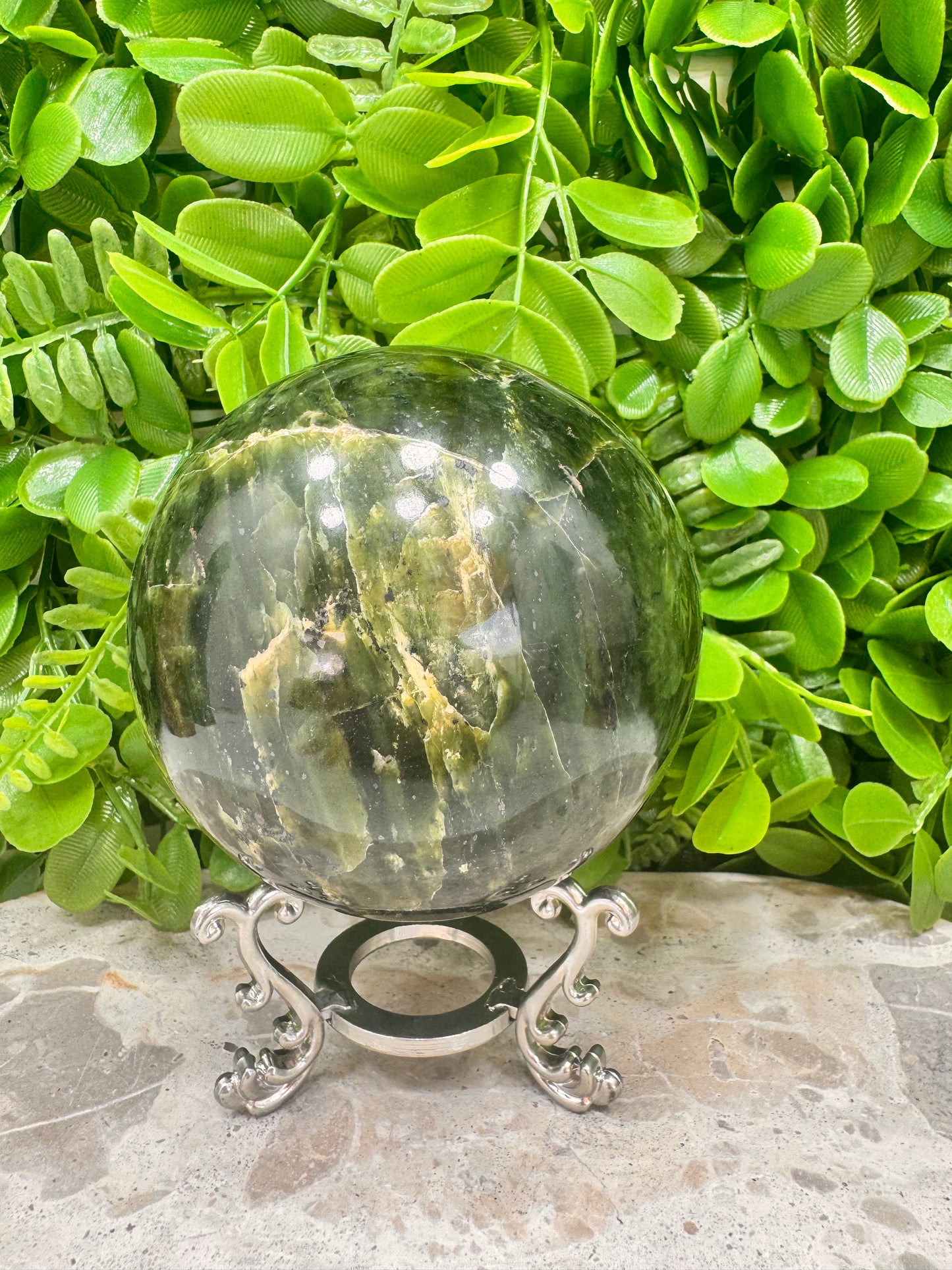 Nephrite Jade Sphere 1150g