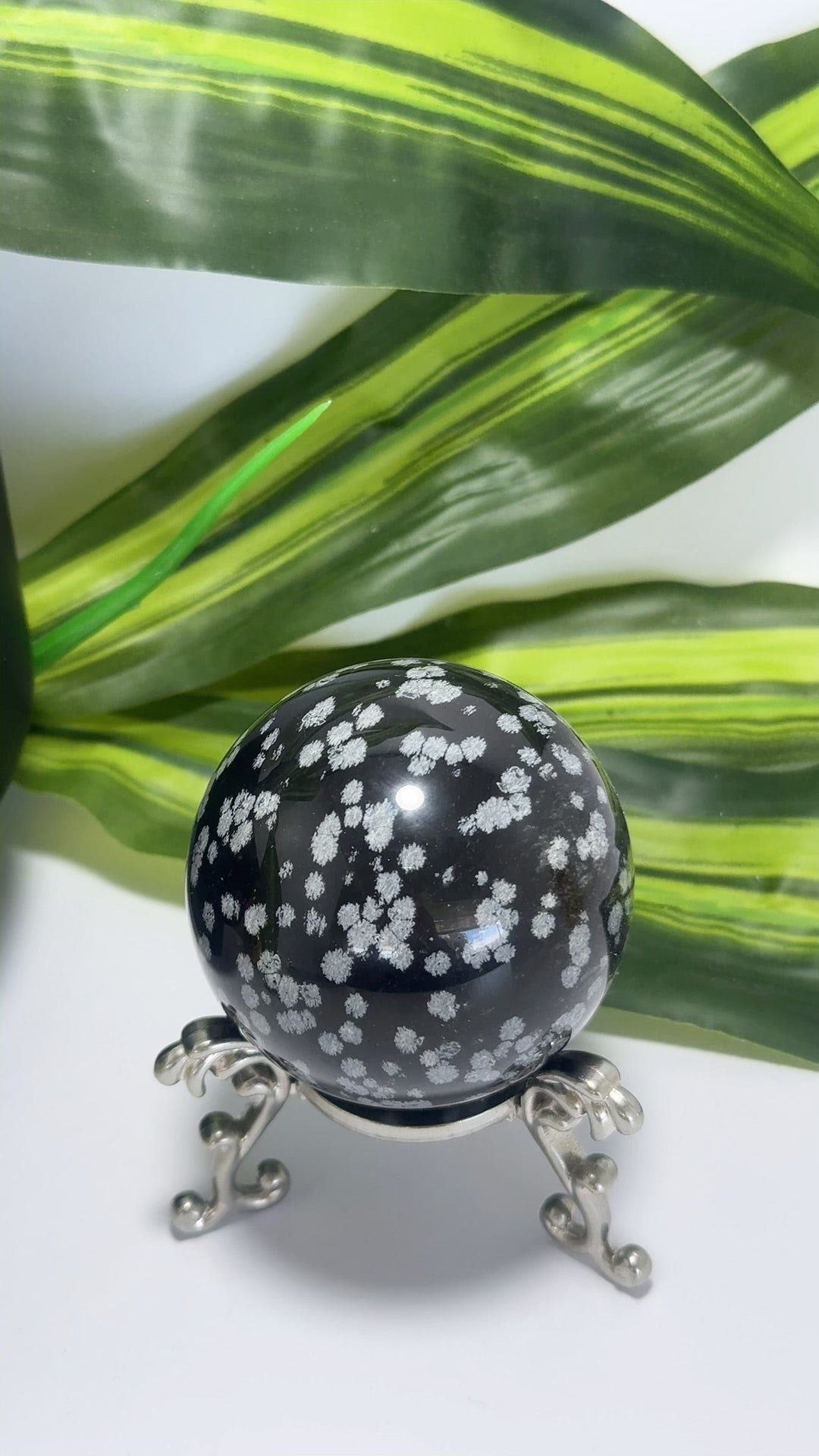 Snowflake Obsidian Sphere 286g