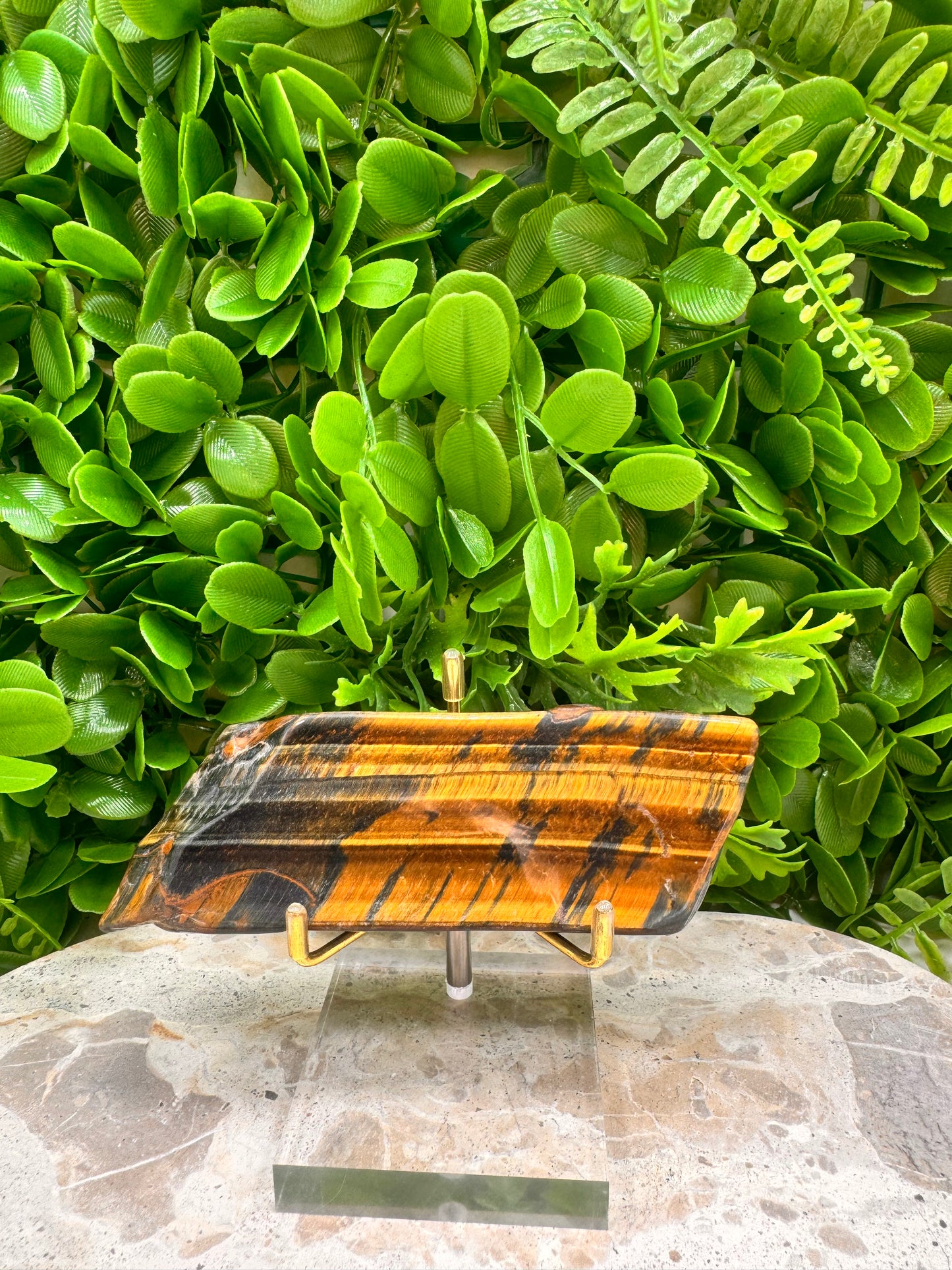 Yellow / Blue Tigers Eye Slab 134g