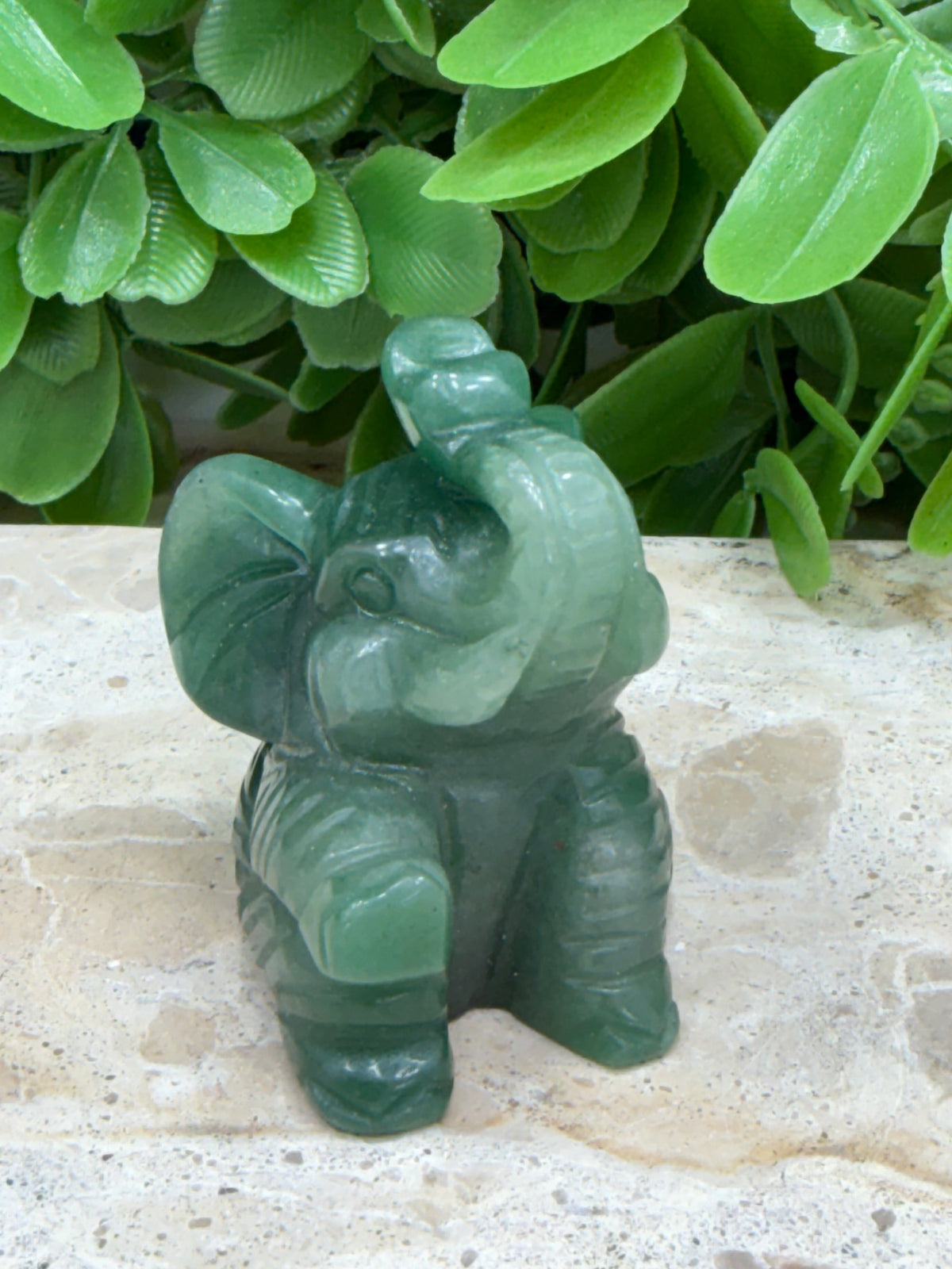 Green Aventurine Elephant 84g | Luck • Abundance • Opportunity