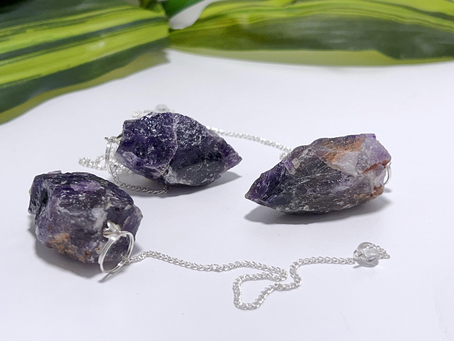 Amethyst Raw Pendulum