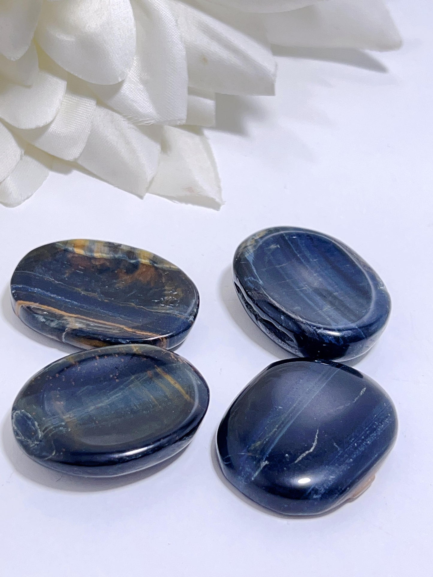 Blue Tiger Eye Worry Stone