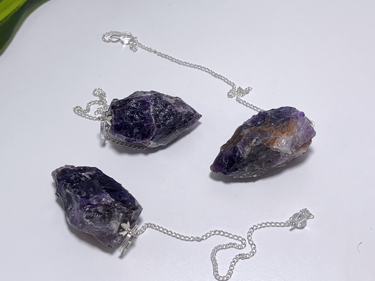 Amethyst Raw Pendulum