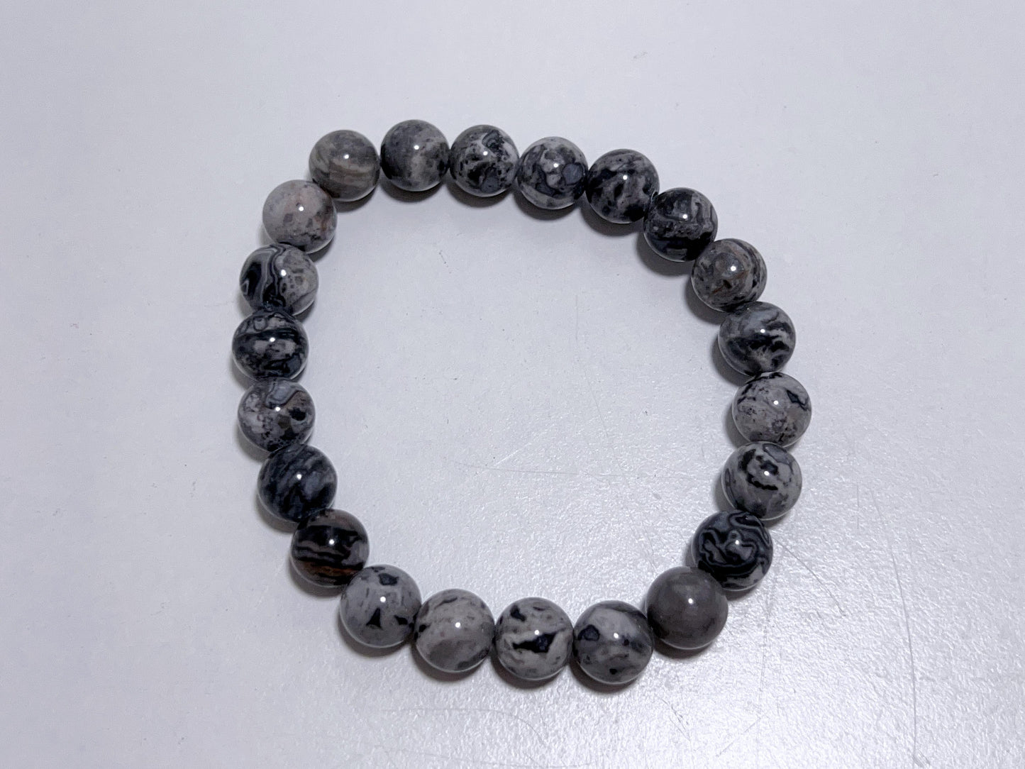 Map Jasper Bracelet 8mm