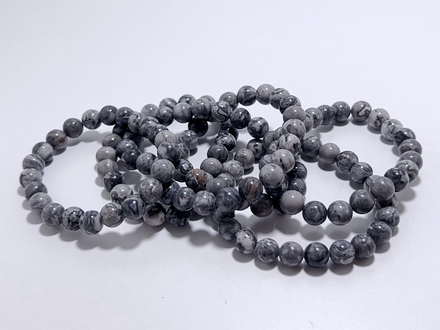 Map Jasper Bracelet 8mm