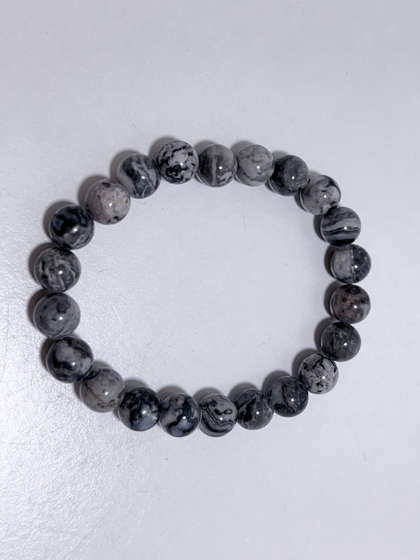 Map Jasper Bracelet 8mm