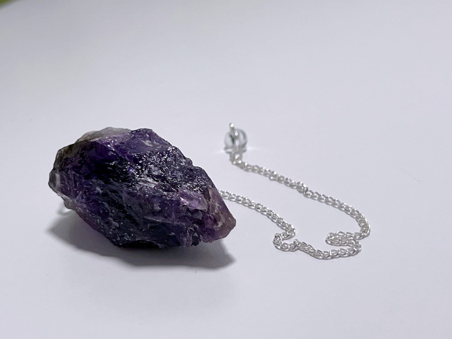 Amethyst Raw Pendulum