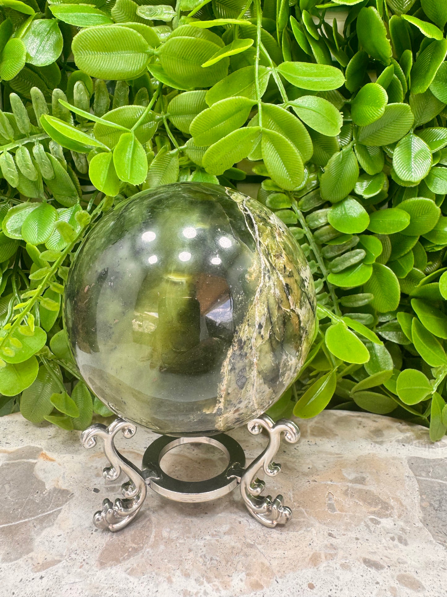 Nephrite Jade Sphere 856g
