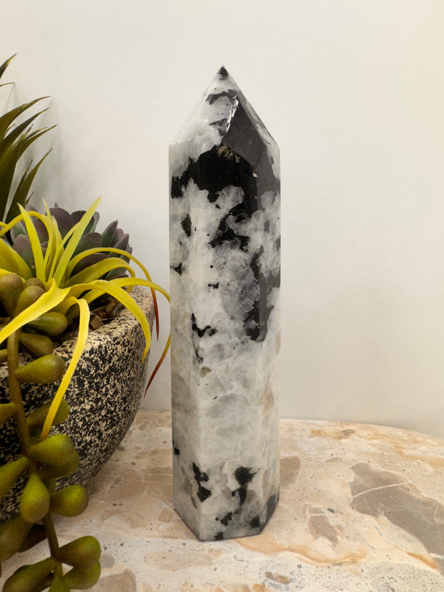 Rainbow Moonstone Tower 416g