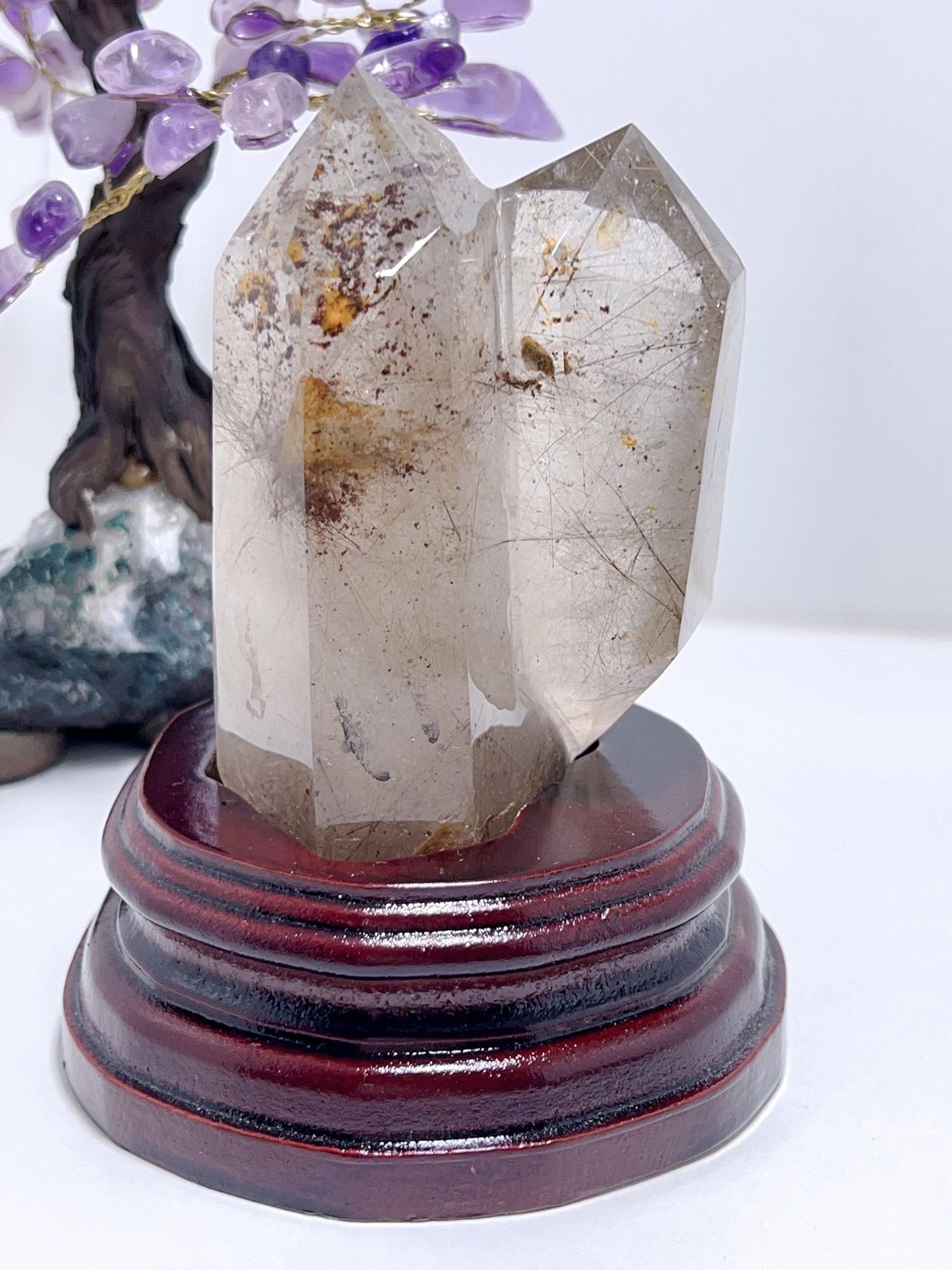 Rutile Quartz Double Pt 499G