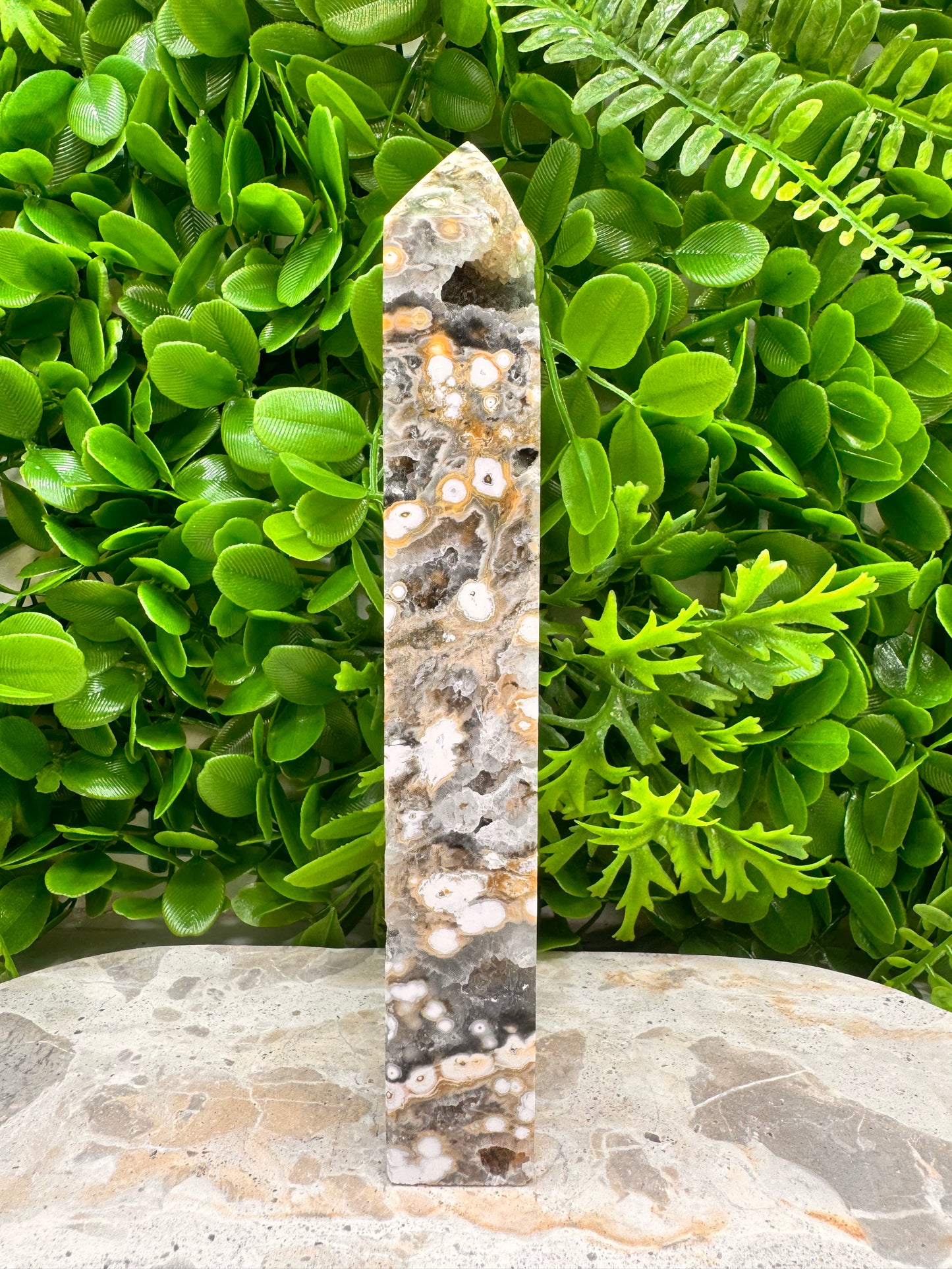 Bubble Ocean Jasper Tower 448g