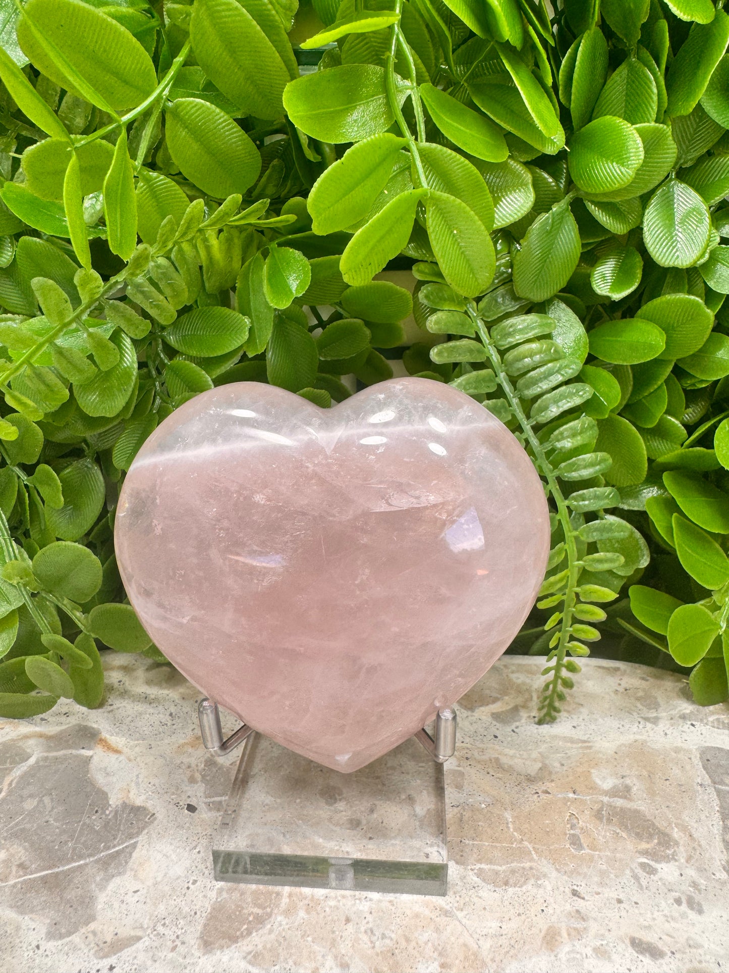 Rose Quartz Heart 362g