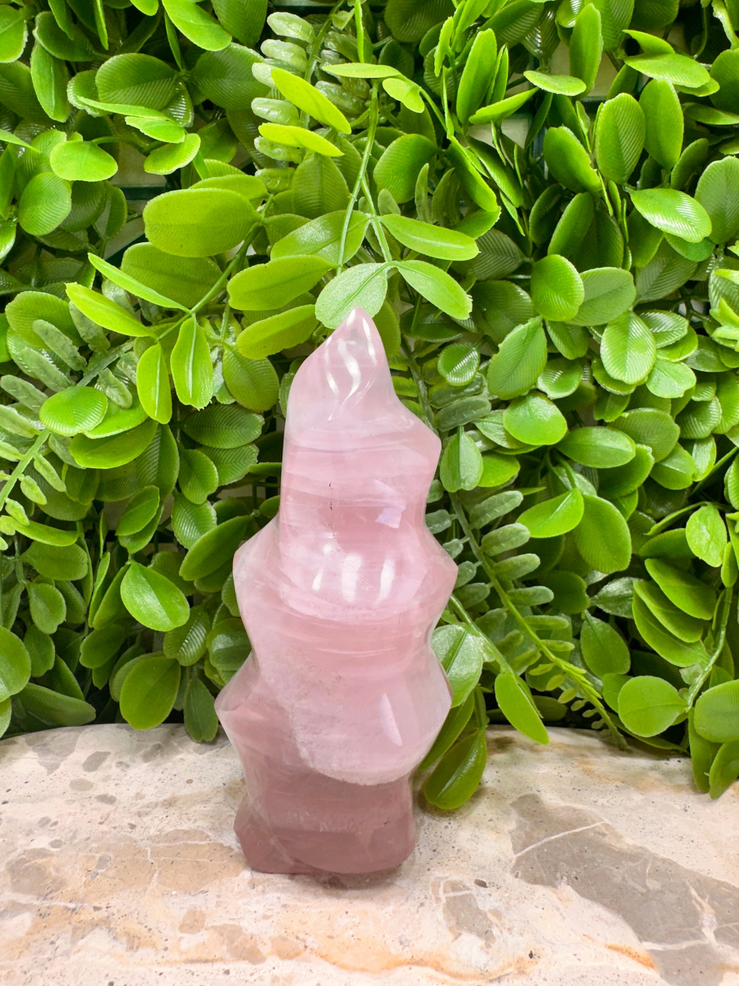 Lavender Rose Quartz Flame 420g