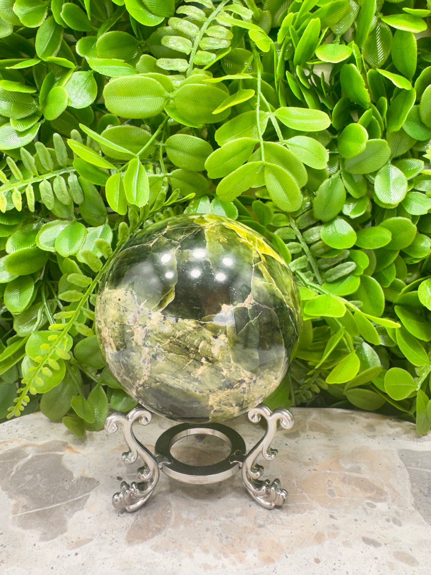 Nephrite Jade Sphere 786g