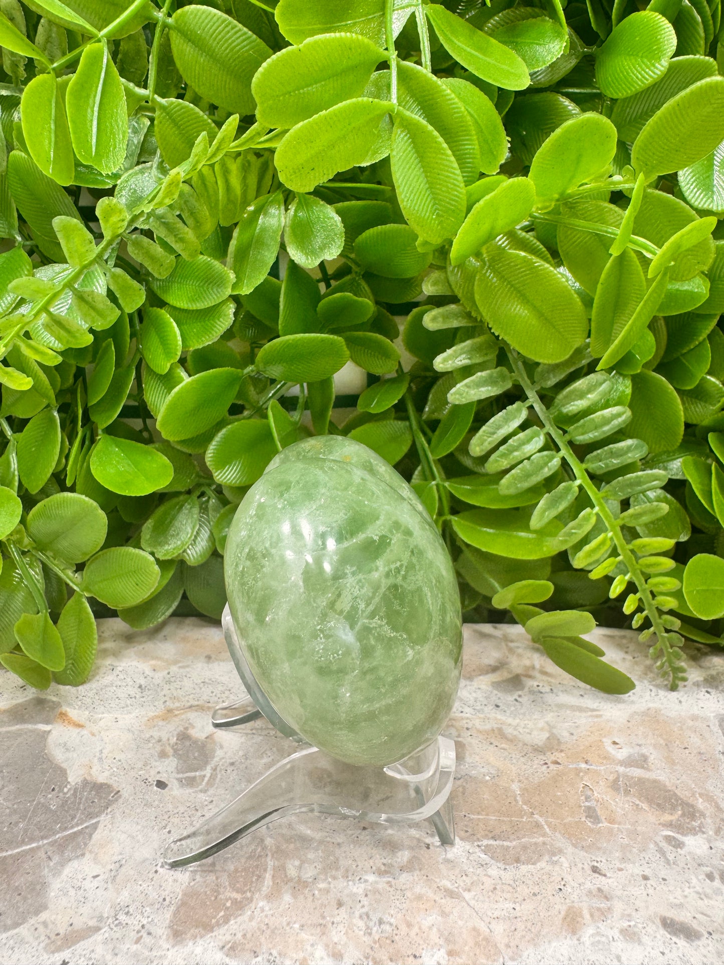 Green Fluorite Heart 288g