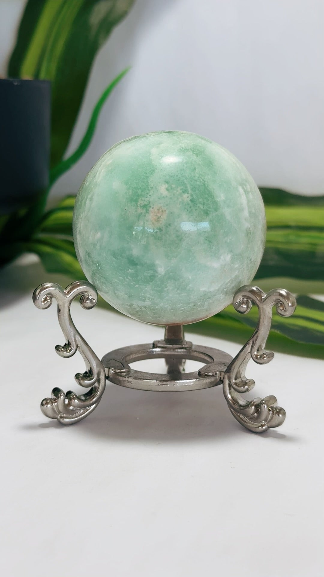 Caribbean Calcite Sphere 256g