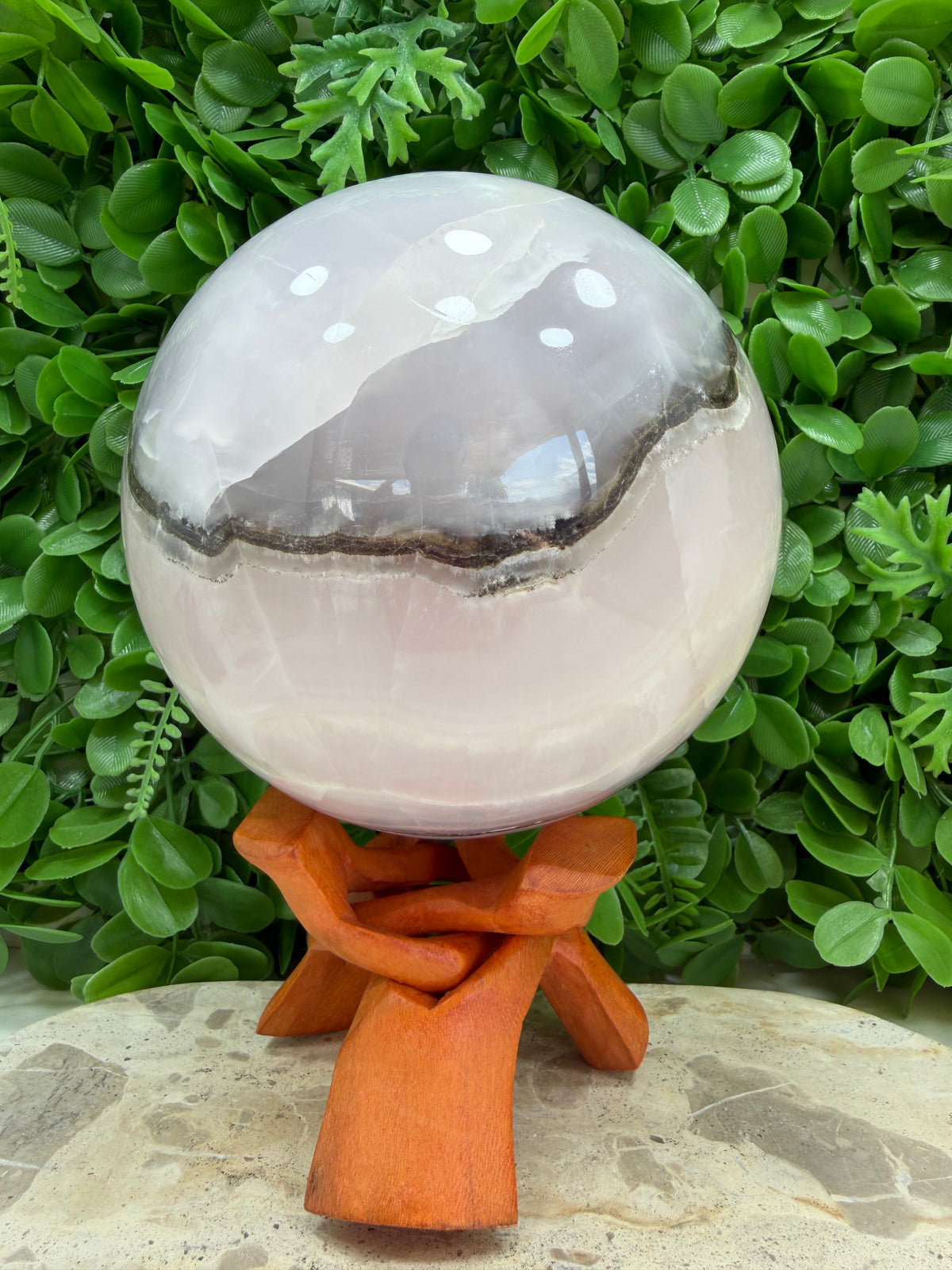 Smokey Pink Mangano UV Sphere 3646g