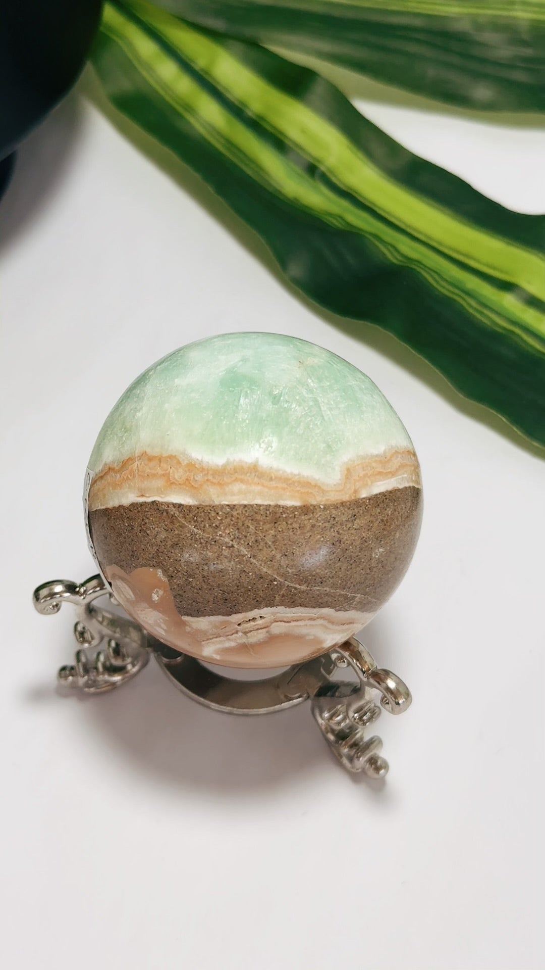 Caribbean Calcite Sphere 302g