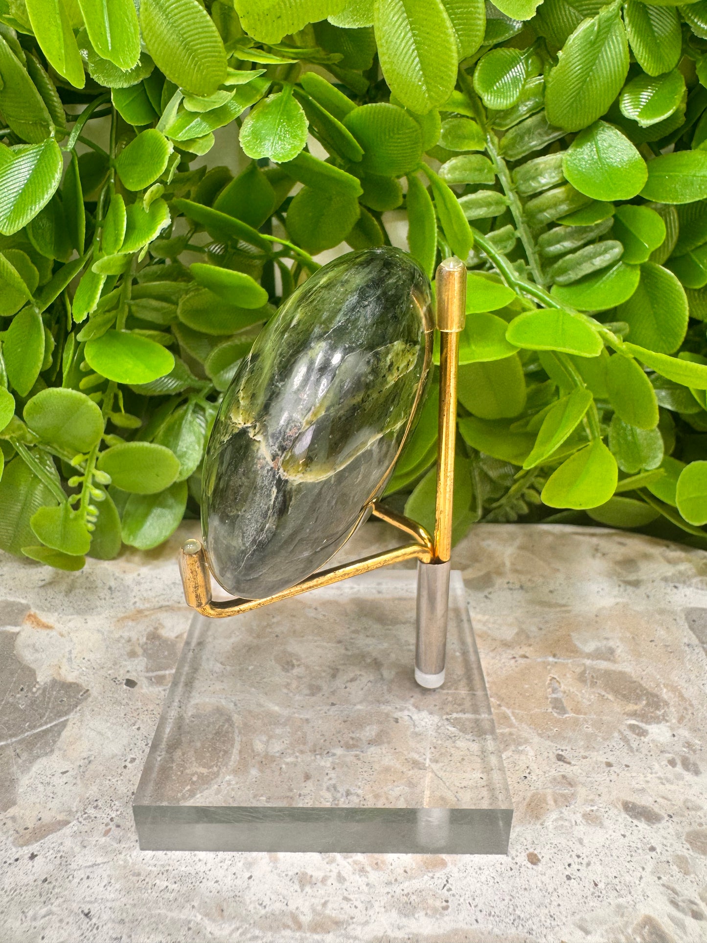 Nepherite Jade Palm Stone 192g