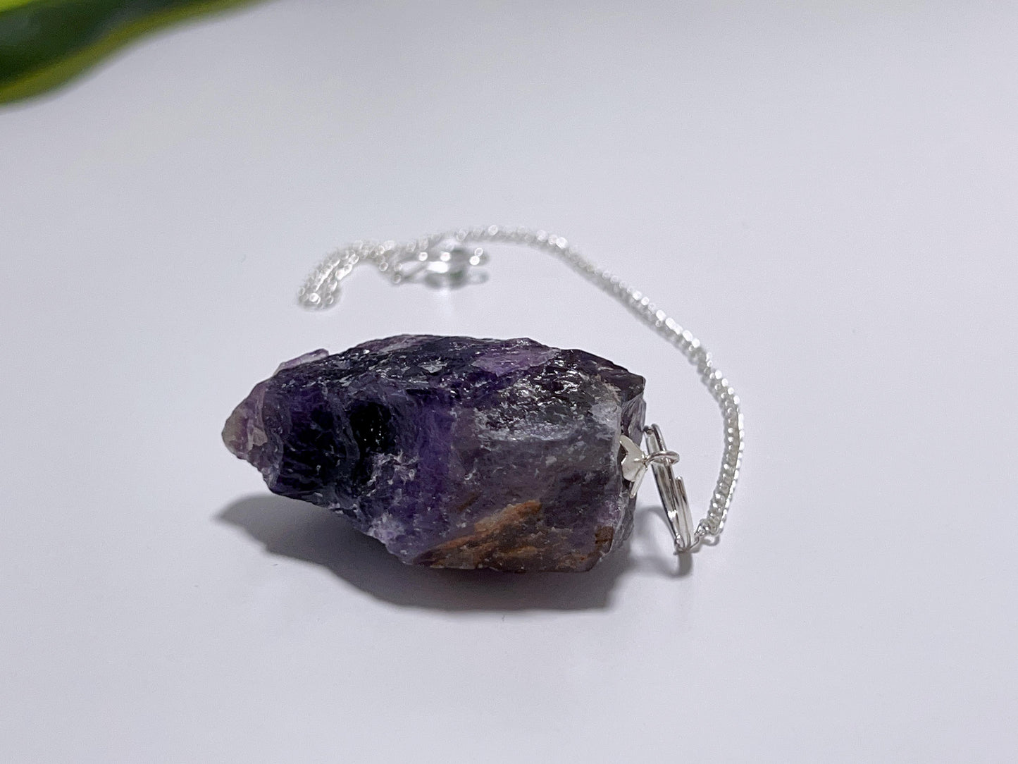 Amethyst Raw Pendulum