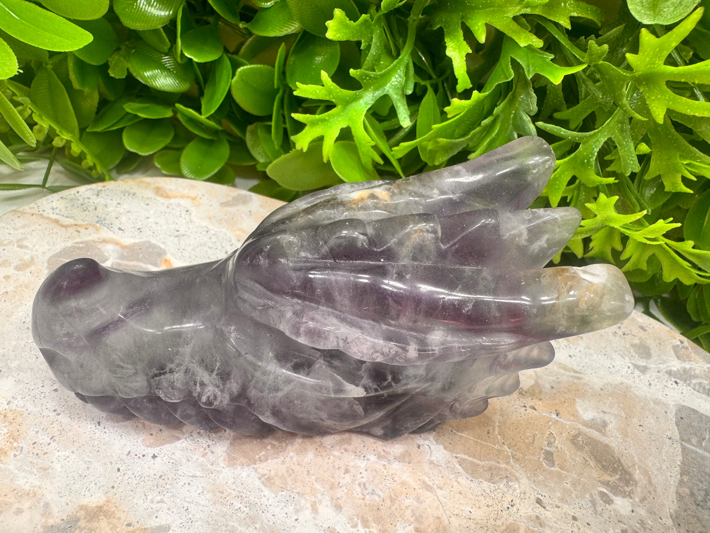 Rainbow Fluorite Dragon 522g