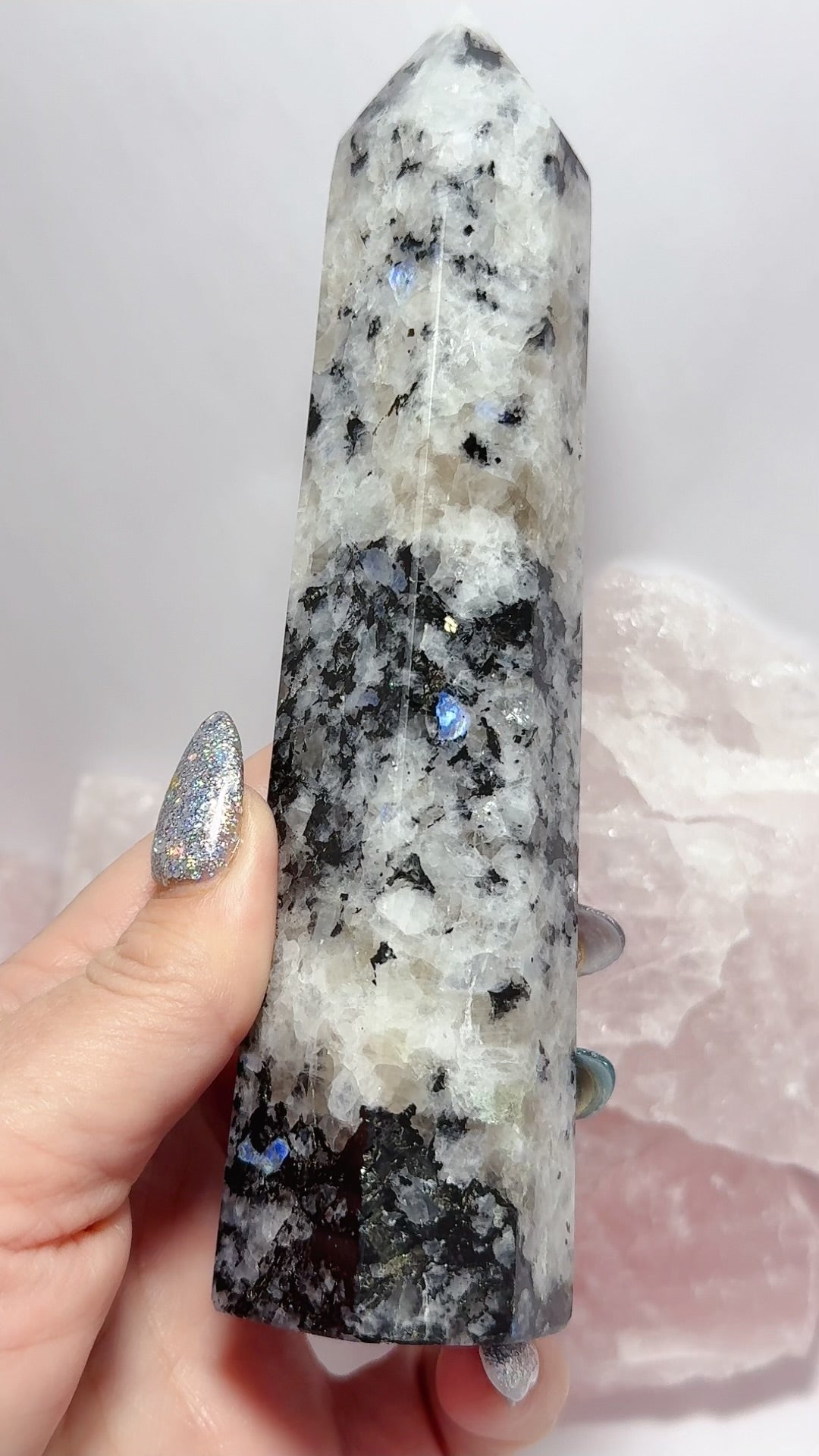 Rainbow Moonstone Tower 454g