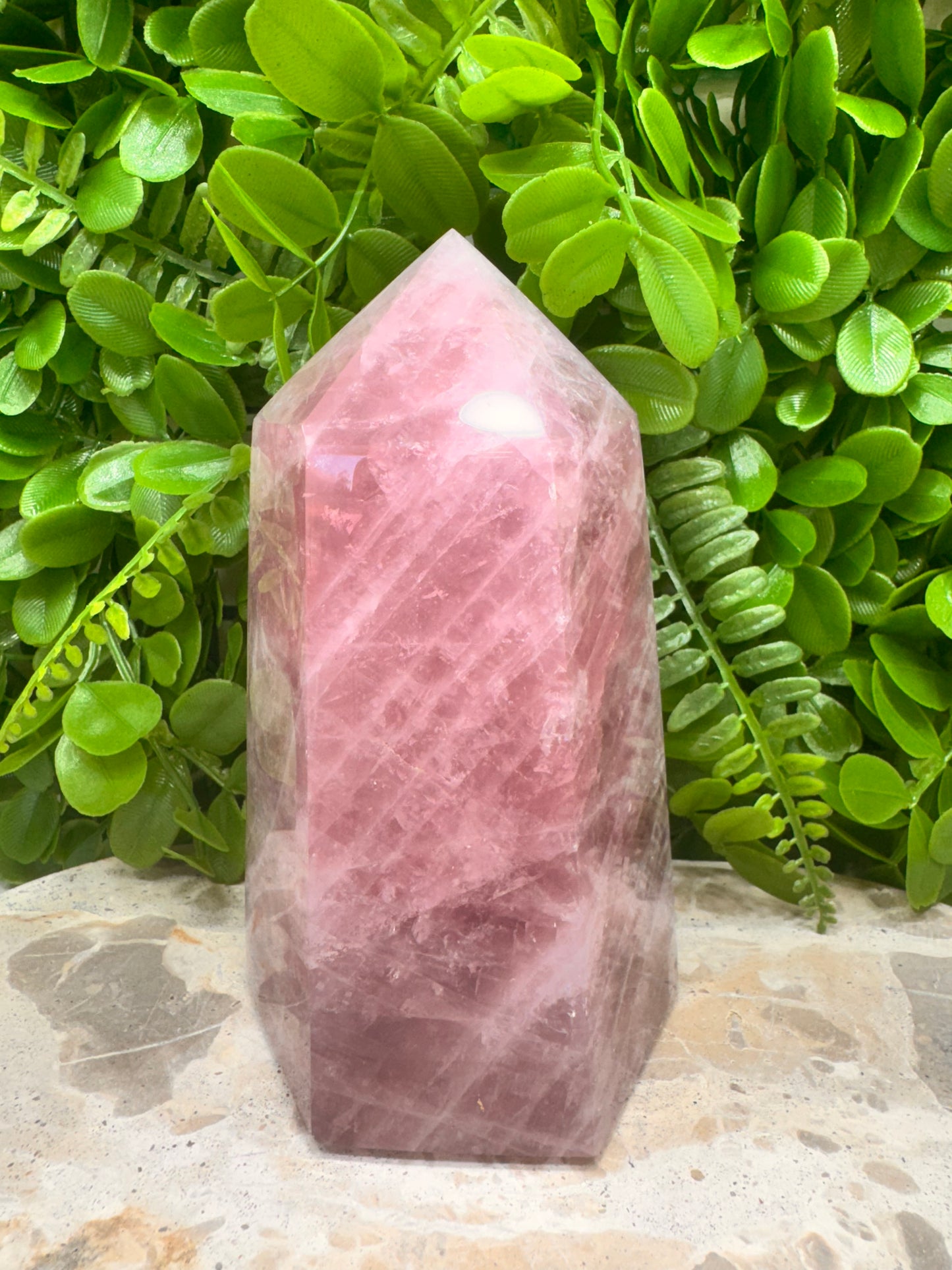 Rose Quartz Tower 1.4kg