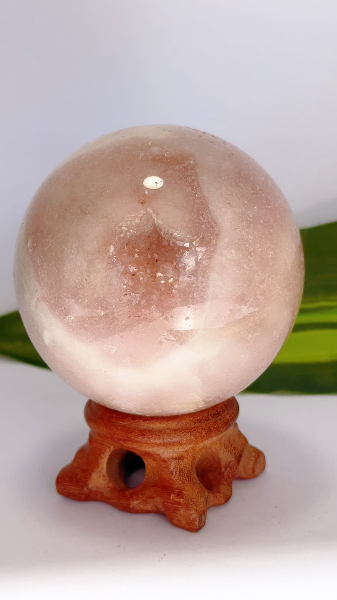 Pink Amethyst Sphere 438g