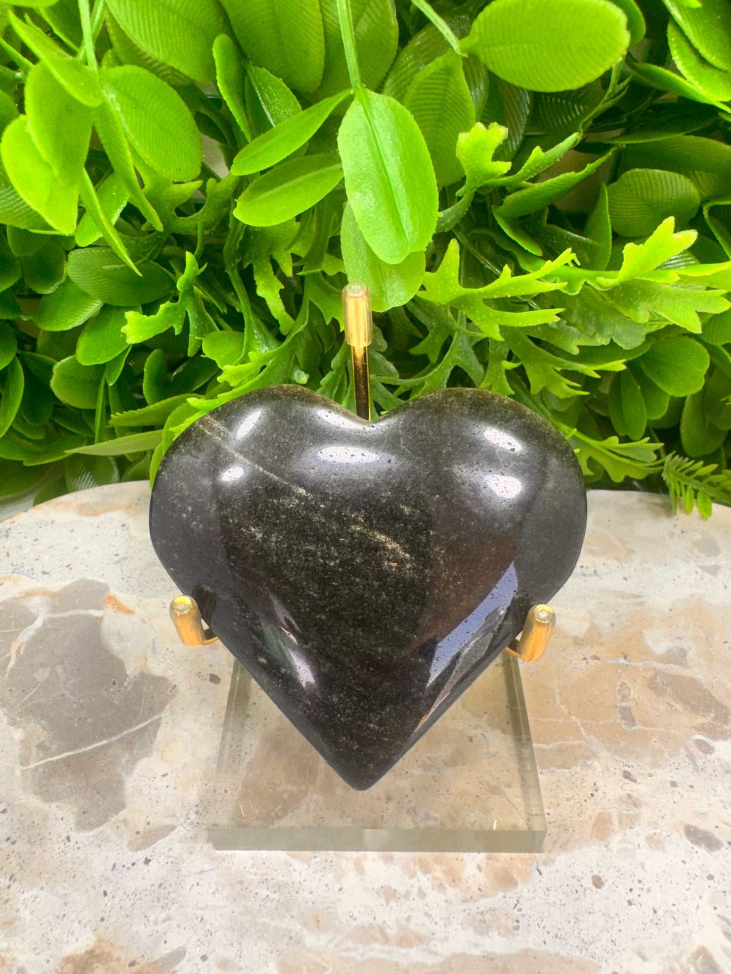 Golden Obsidian Heart 98g