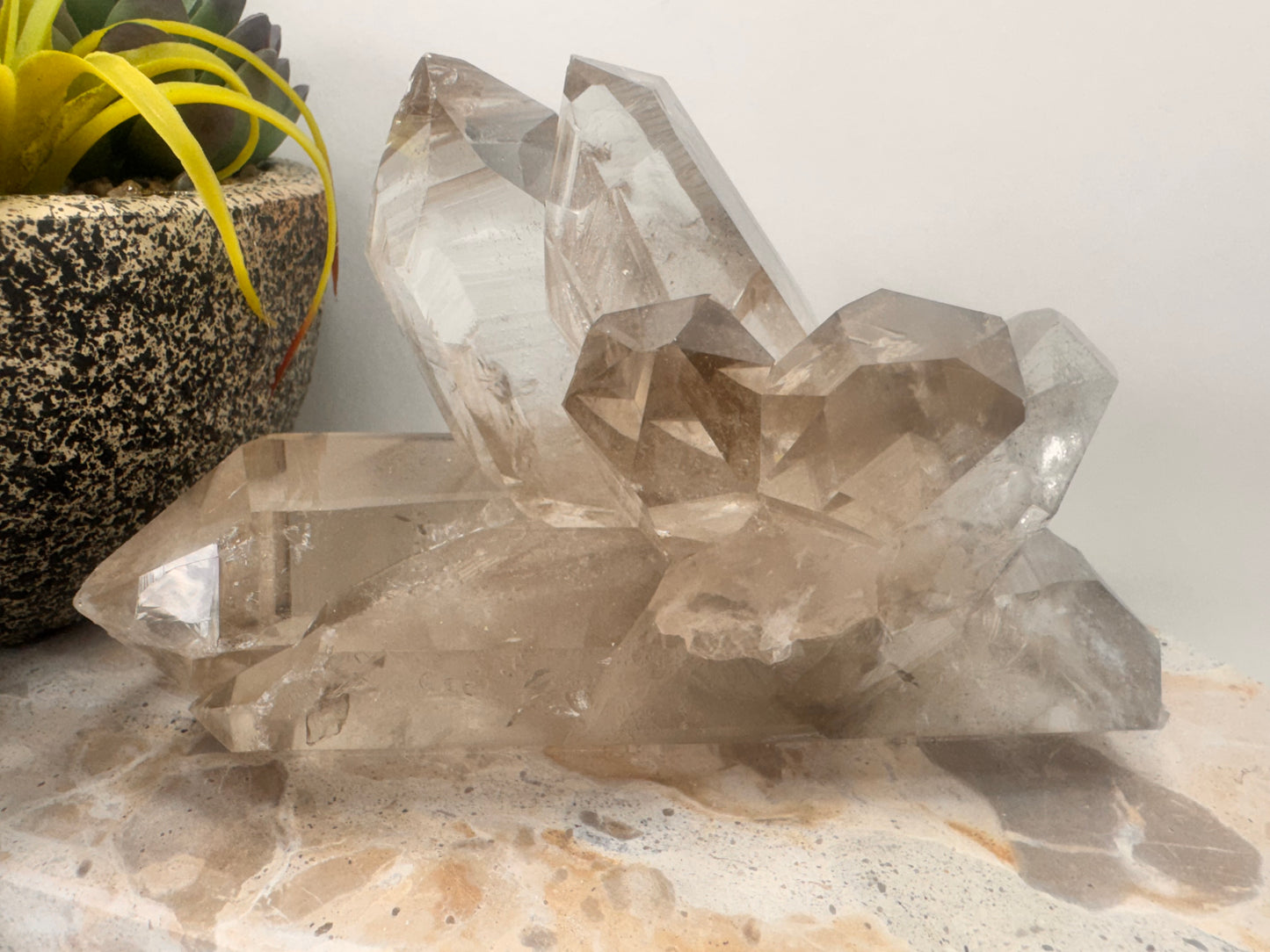 Black Phantom Quartz Freeform 844g