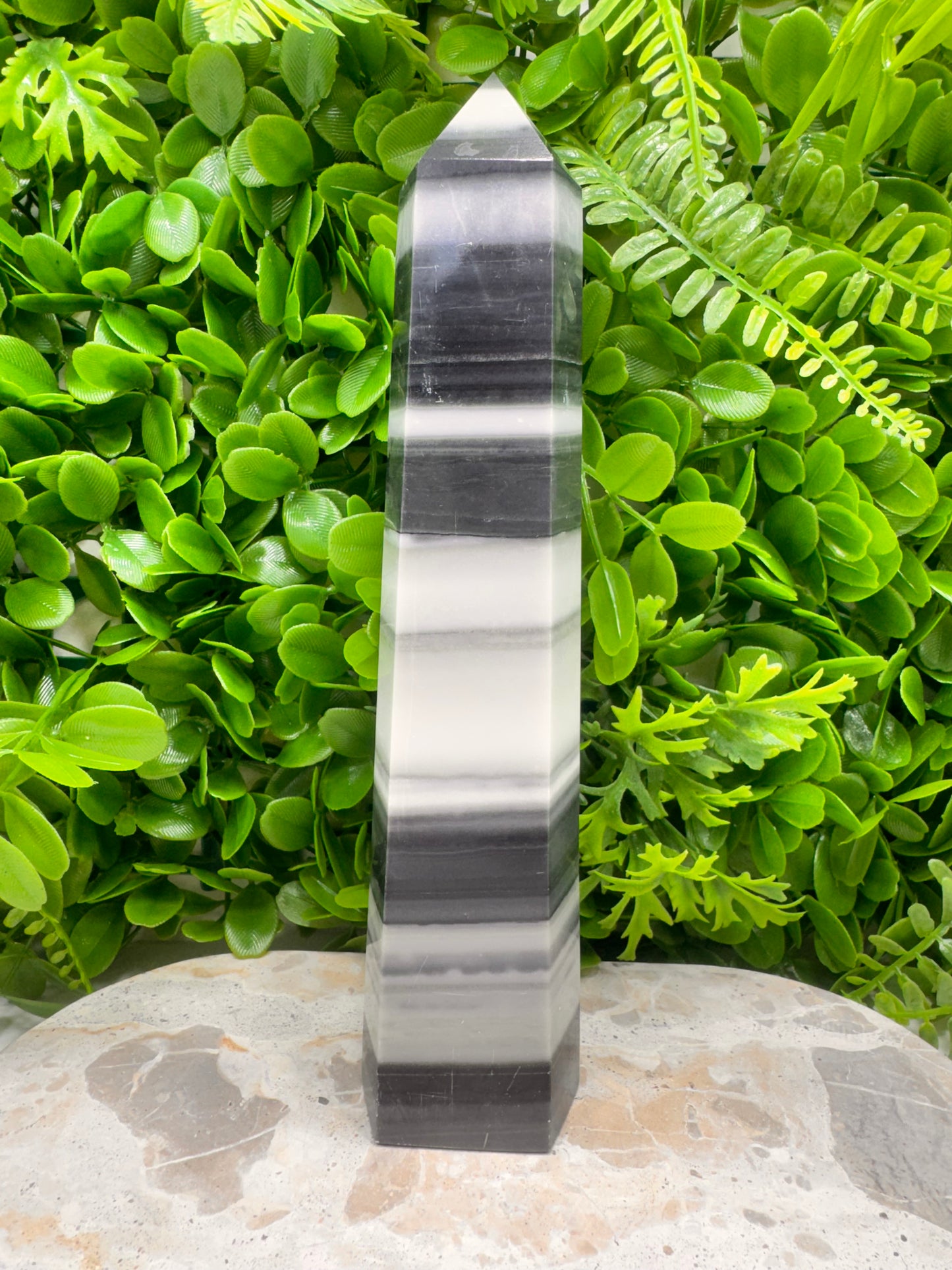 Ying-Yang Jasper Tower 1018g
