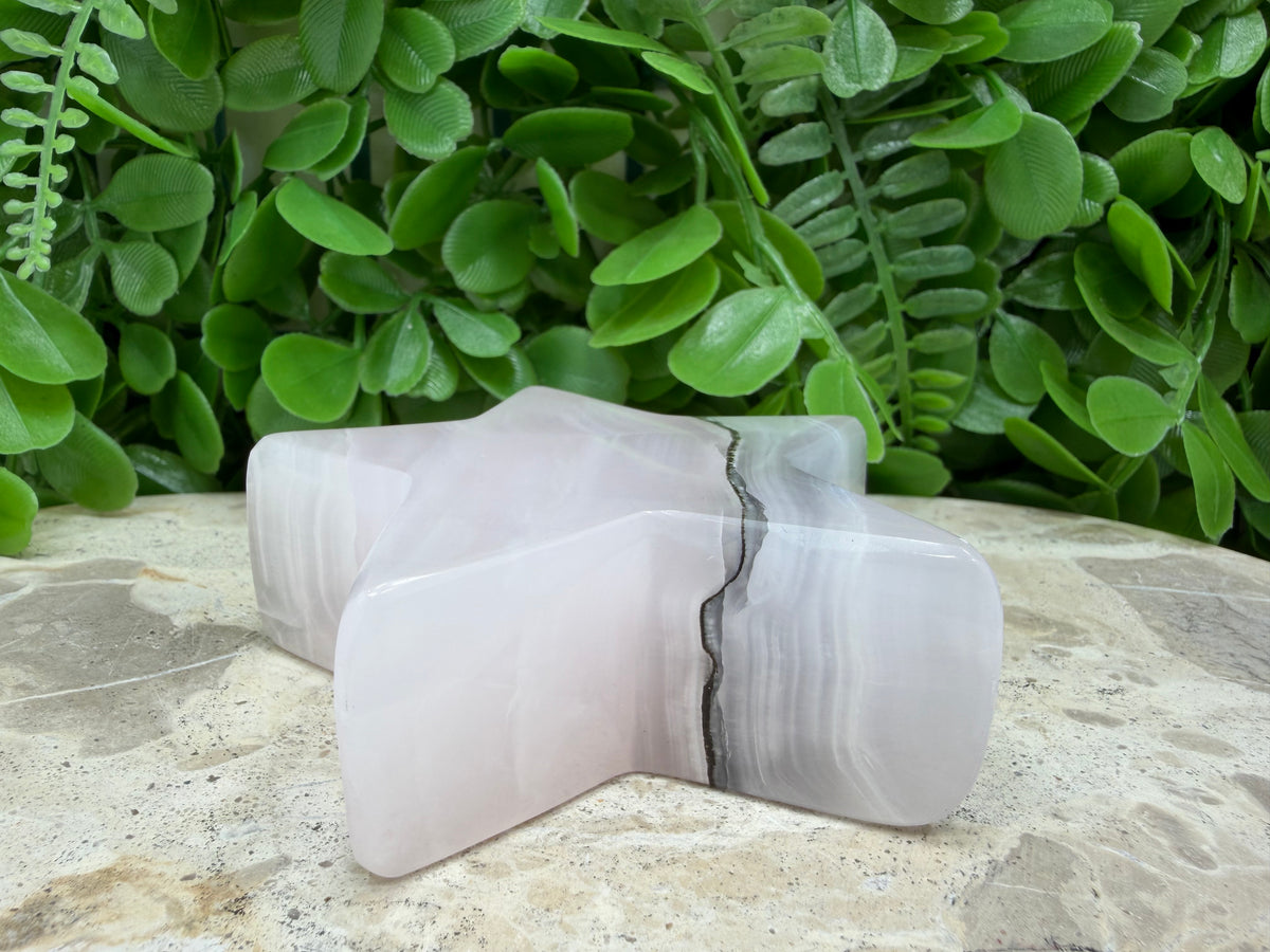 Smokey Pink Mangano Star | Love • Compassion • Calm