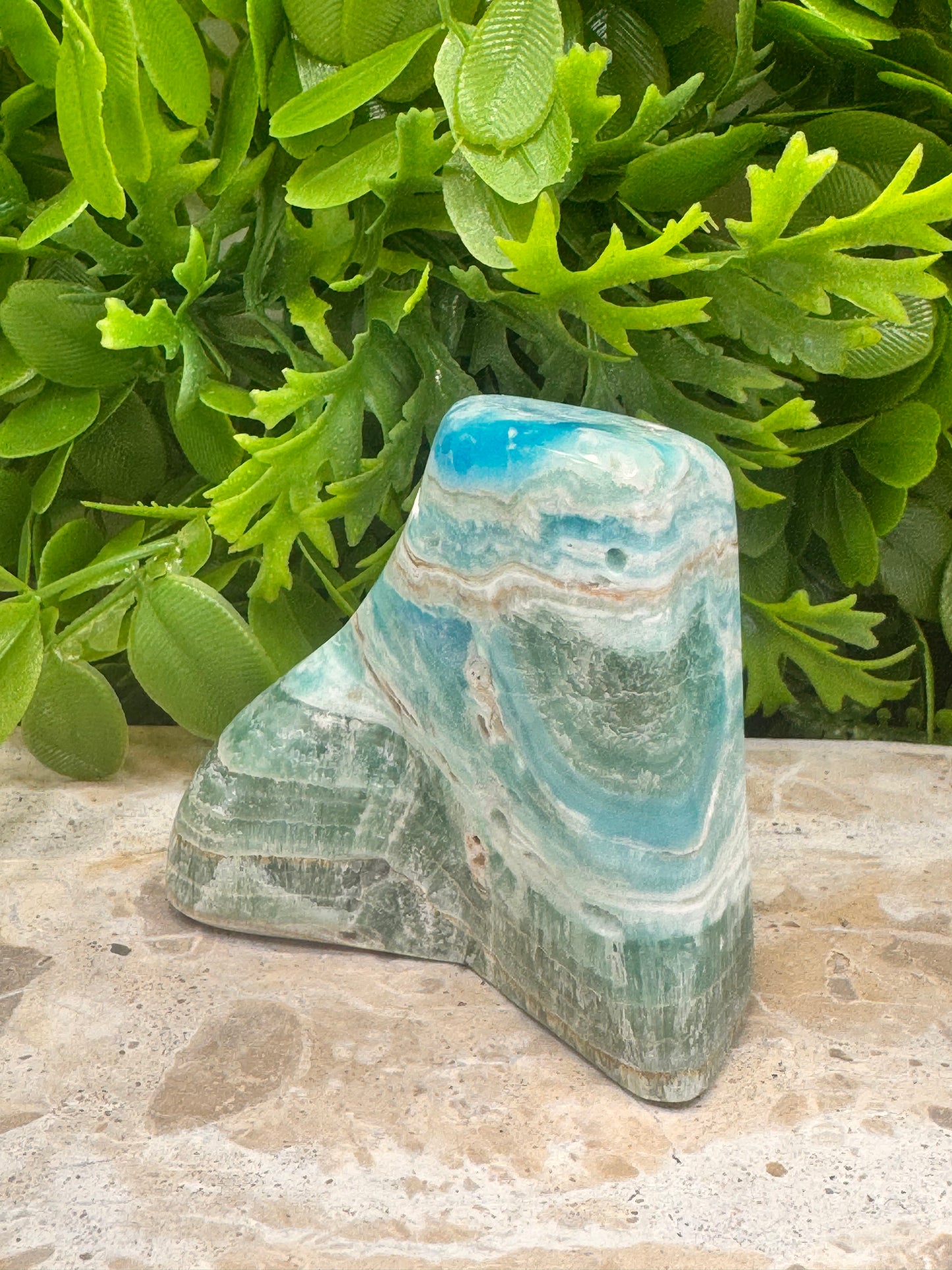 Aragonite with Smithsonite Freeform 214g